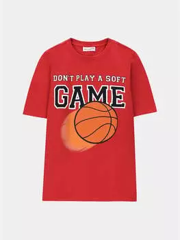 Футболка стандартного кроя Coccodrillo, красный