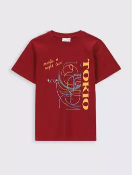 Футболка стандартного кроя Coccodrillo, красный