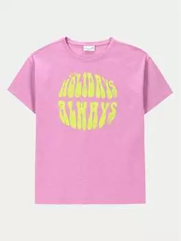 Футболка стандартного кроя Coccodrillo, розовый
