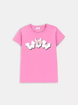 Футболка стандартного кроя Coccodrillo, розовый