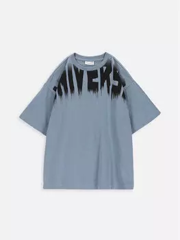 Футболка стандартного кроя Coccodrillo, синий