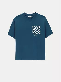 Футболка стандартного кроя Coccodrillo, синий