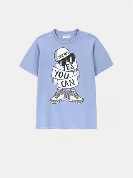 Футболка стандартного кроя Coccodrillo, синий