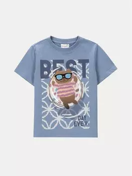 Футболка стандартного кроя Coccodrillo, синий