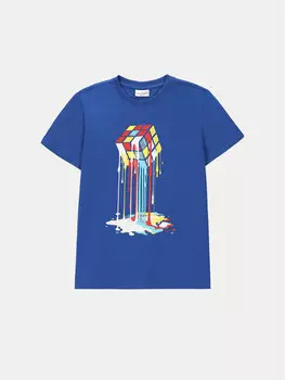 Футболка стандартного кроя Coccodrillo, синий