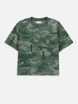 Футболка стандартного кроя Coccodrillo, зеленый