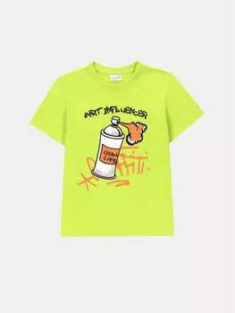 Футболка стандартного кроя Coccodrillo, зеленый