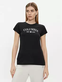 Футболка стандартного кроя Columbia, черный