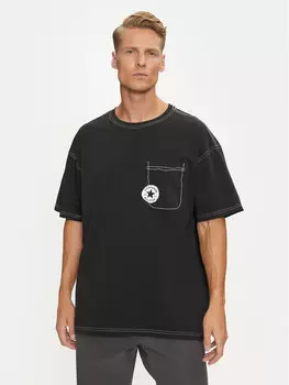 Футболка стандартного кроя Converse, черный