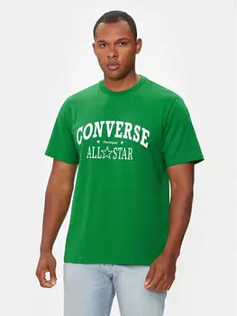 Футболка стандартного кроя Converse, зеленый