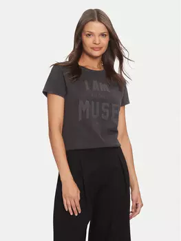 Футболка стандартного кроя Deha, черный