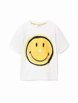 Футболка стандартного кроя Desigual, белый