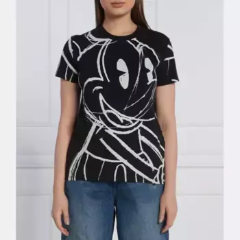 Футболка стандартного кроя Desigual, черный