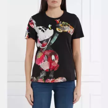 Футболка стандартного кроя Desigual x mickey mouse Desigual, черный