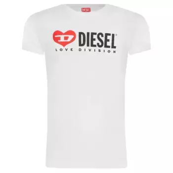 Футболка стандартного кроя Diesel, белый
