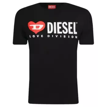 Футболка стандартного кроя Diesel, черный