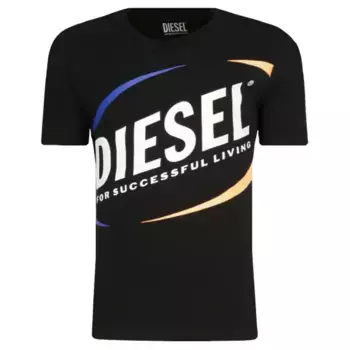 Футболка стандартного кроя Diesel, черный