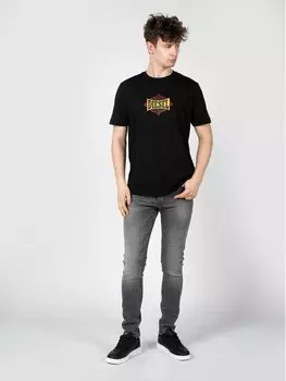Футболка стандартного кроя Diesel, черный