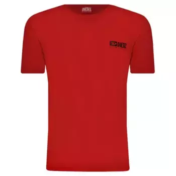 Футболка стандартного кроя Diesel, красный