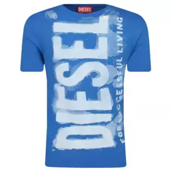 Футболка стандартного кроя Diesel, синий