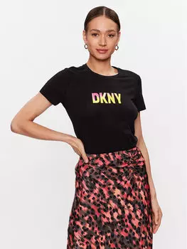 Футболка стандартного кроя Dkny, черный