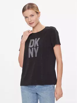 Футболка стандартного кроя Dkny, черный