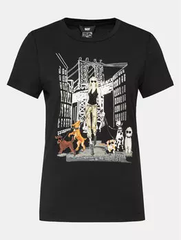 Футболка стандартного кроя Dkny, черный