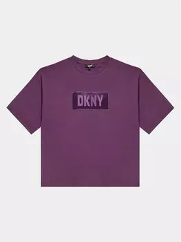 Футболка стандартного кроя Dkny, фиолетовый