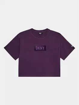 Футболка стандартного кроя Dkny, фиолетовый