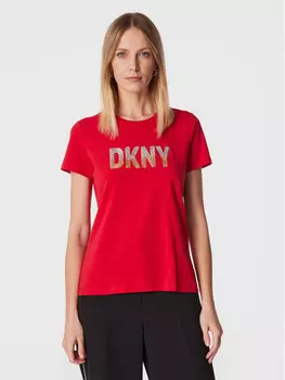 Футболка стандартного кроя Dkny, красный
