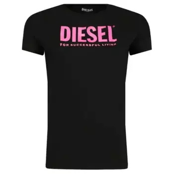 Футболка стандартного кроя для правшей Diesel, черный