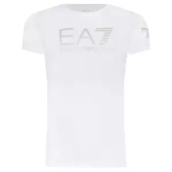Футболка стандартного кроя Ea7, белый