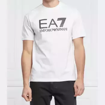 Футболка стандартного кроя Ea7, белый