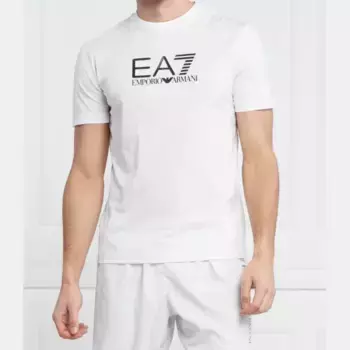 Футболка стандартного кроя Ea7, белый