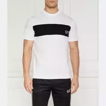 Футболка стандартного кроя Ea7, белый