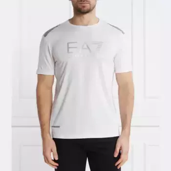 Футболка стандартного кроя Ea7, белый