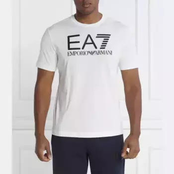 Футболка стандартного кроя Ea7, белый
