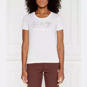 Футболка стандартного кроя Ea7, белый