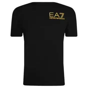 Футболка стандартного кроя Ea7, черный