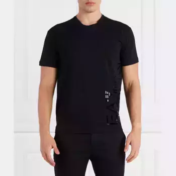 Футболка стандартного кроя Ea7, черный