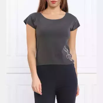 Футболка стандартного кроя Ea7, черный