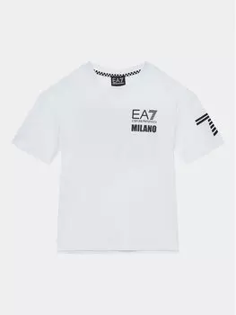 Футболка стандартного кроя Ea7 Emporio Armani, белый