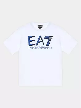 Футболка стандартного кроя Ea7 Emporio Armani, белый
