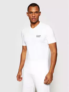 Футболка стандартного кроя Ea7 Emporio Armani, белый