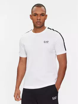 Футболка стандартного кроя Ea7 Emporio Armani, белый