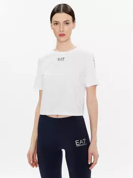 Футболка стандартного кроя Ea7 Emporio Armani, белый