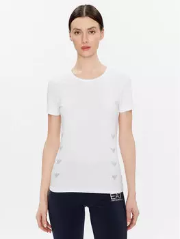 Футболка стандартного кроя Ea7 Emporio Armani, белый