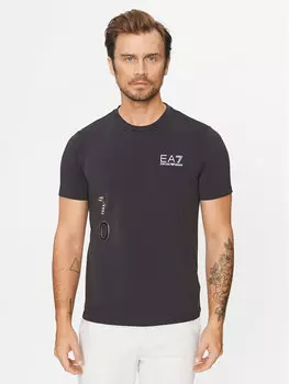 Футболка стандартного кроя Ea7 Emporio Armani, черный