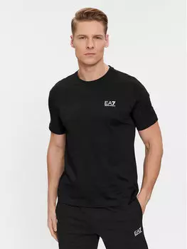 Футболка стандартного кроя Ea7 Emporio Armani, черный