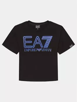 Футболка стандартного кроя Ea7 Emporio Armani, черный